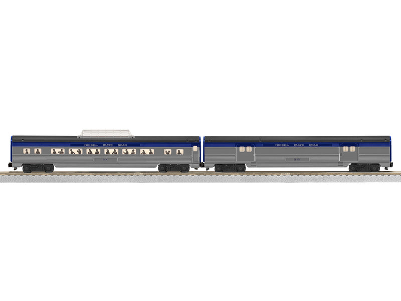 Lionel 2219420 S Gauge American Flyer Streamlined Passenger Car Set NKP