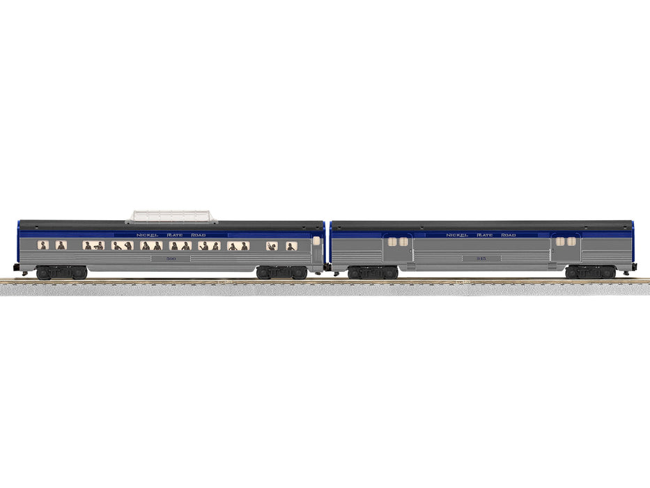 Lionel 2219420 S Gauge American Flyer Streamlined Passenger Car Set NKP