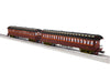 Lionel 2227070 O Scale Wood Coach Set 2 Pack #1 Pennsylvania PRR