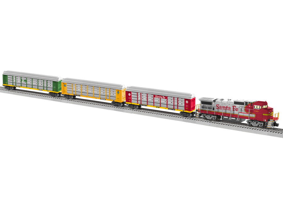 Lionel 2323030 O Gauge LionChief Santa Fe Autorack Model Train Set