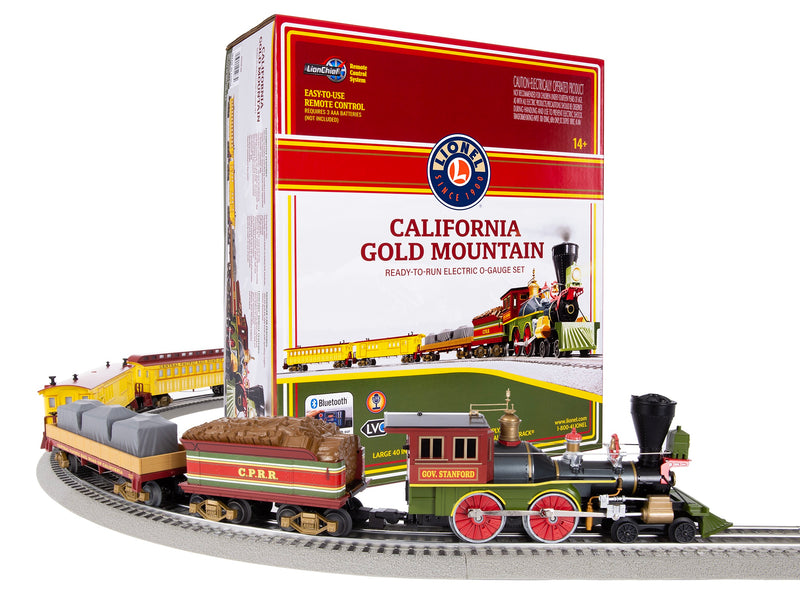 Lionel 2323130 O Gauge LionChief Gold Mountain Central Pacific Model Train Set