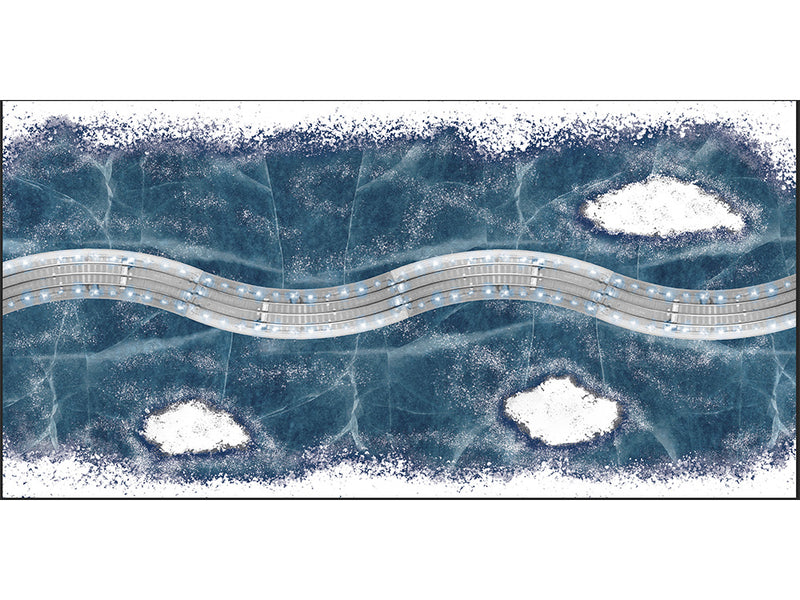 Lionel 2325010 O Gauge Polar Express™ Ice Track O-36 Curve (4 Pack)