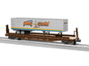 Lionel 2326420 O Gauge 50' TOFC Lionel Lines Flatcar with Play World Trailer