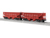 Lionel 2326480 O Scale GLa 2 Bay Open Coal Pennsylvania PRR 2 Pack (Circle Keystone Scheme)