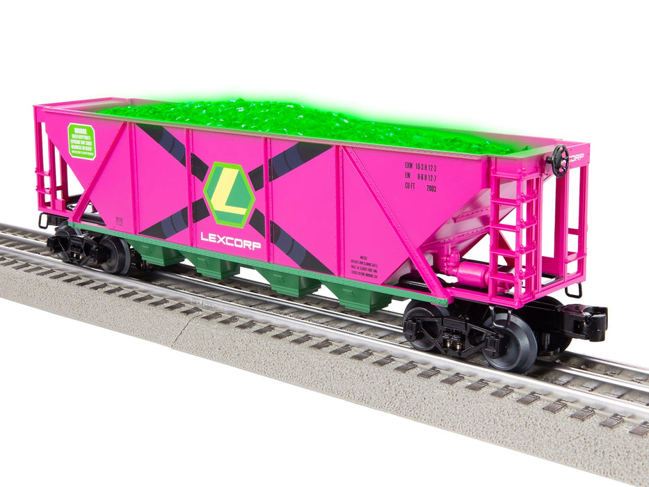 Lionel 2328100 O Gauge DC Comics LexCorp Kryptonite Hopper