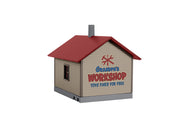 Lionel 2329140 O Gauge Grandpa's Workshop with Sounds (Plug-Expand-Play)