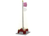 Lionel 2329270 O Gauge Illuminated Prankster Flagpole (Plug-Expand-Play)