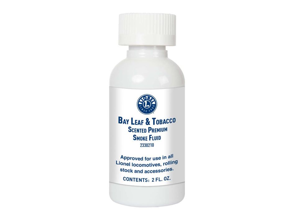 Lionel 2330210 Bay Leaf & Tobacco Multi-Scale Premium Scented Smoke Fluid 2oz