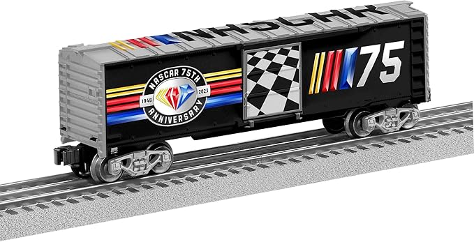 Lionel 2338250 O Gauge NASCAR 75th Anniversary Boxcar