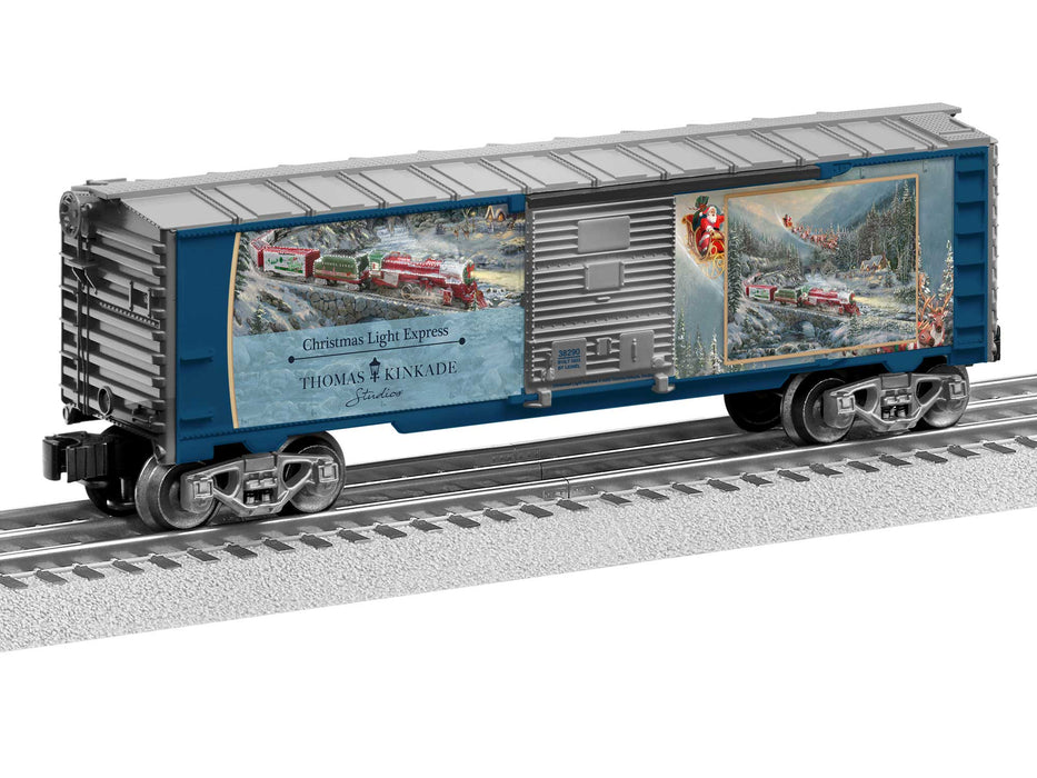 Lionel 2338290 O Gauge Thomas Kinkade Christmas Light Express Boxcar