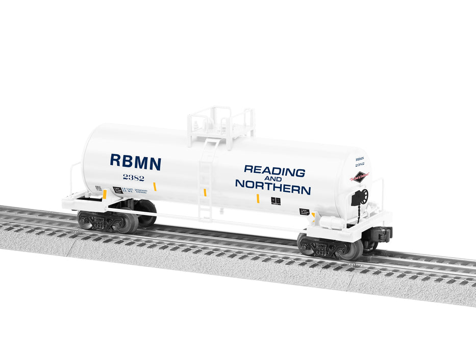 Lionel 2343012 Standard O Gauge Unibody Tank Car Reading Northern RBMN 2382