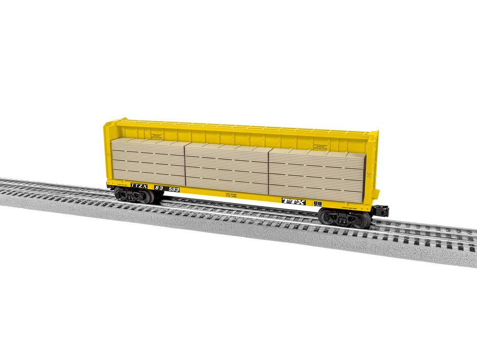 Lionel 2343092 Standard O Gauge Centerbeam Flatcar TTX 83593