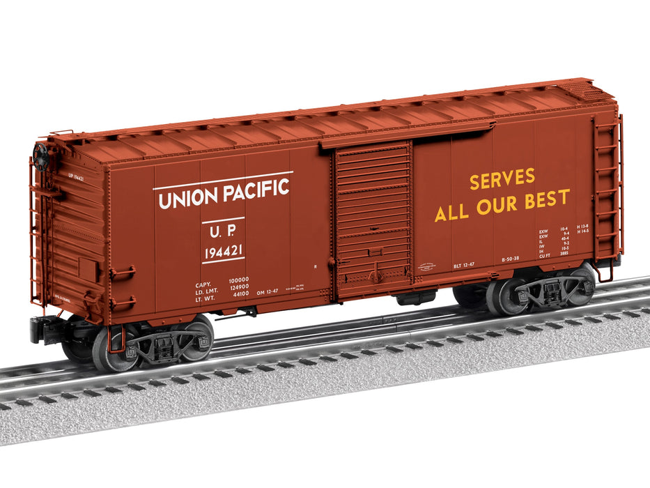 Lionel 2426090 O Scale 40' PS-1 Boxcar with FreightSounds Union Pacific UP 194421 (Look Dad Poster)