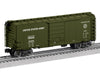 Lionel 2426100 O Scale 40' PS-1 Boxcar with PatriotSounds US Army USAX 26884