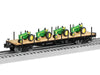 Lionel 2426160 O Gauge 40' Flat Car NP 200204 with John Deere Tractor Load