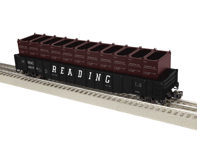 Lionel 2426300 O Gauge PS-5 Gondola Reading 33079 with Coke Containers