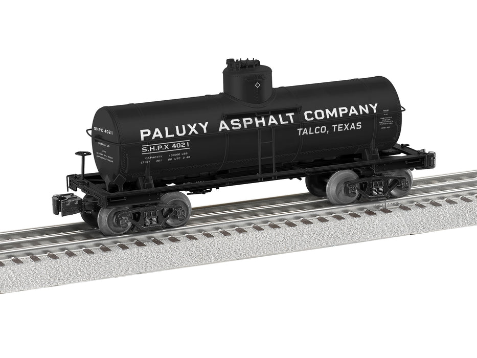 Lionel 2426550 O Gauge 8k Gallon Tank Car Paluxy Asphalt SHPX 4021