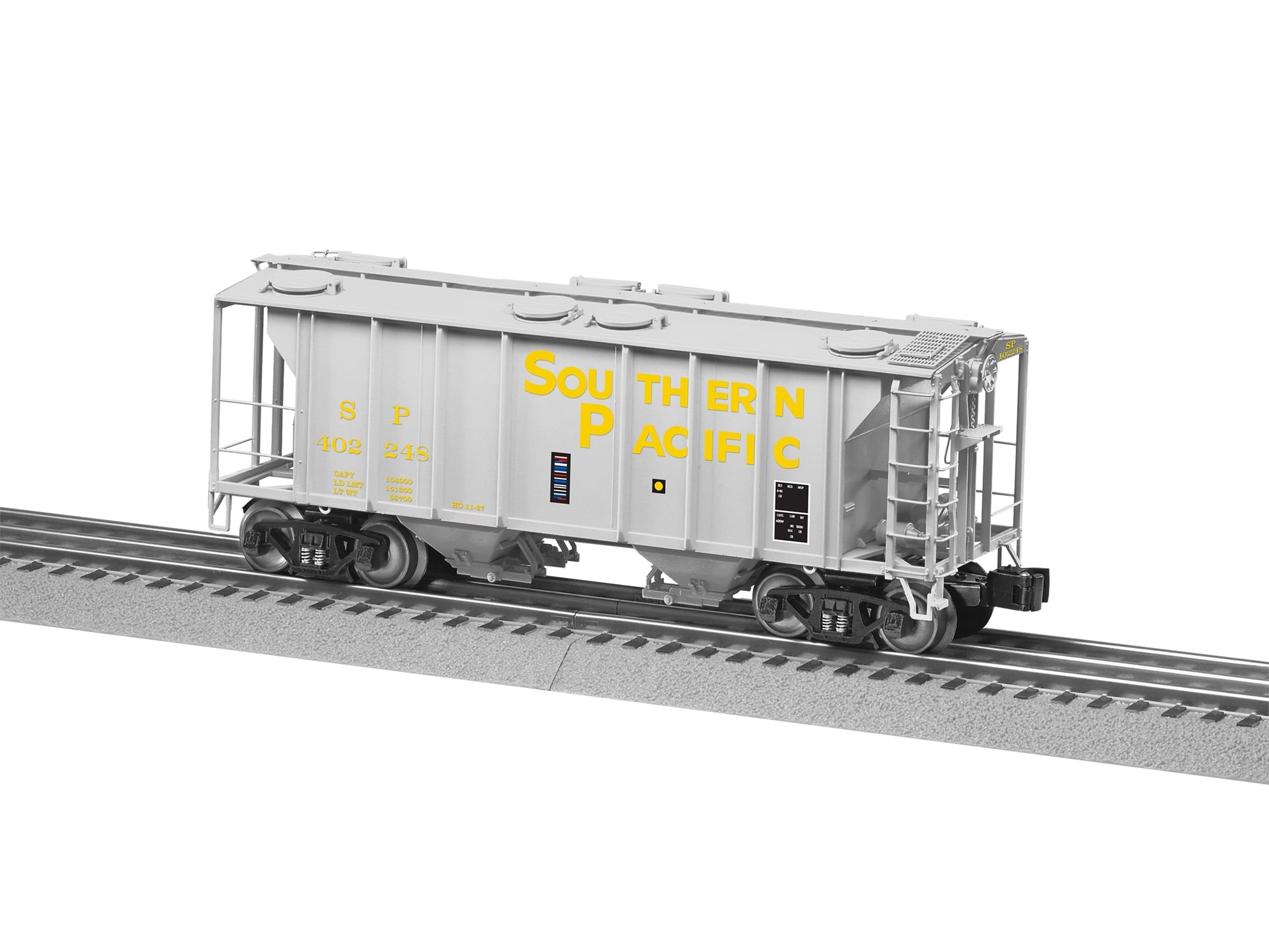 Lionel 2426660 O Gauge PS-2 Covered Hopper Southern Pacific SP 402148 ...