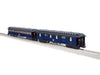 Lionel 2427550 O Scale B&O Royal Blue Wood Passenger Car (2-Pack A)