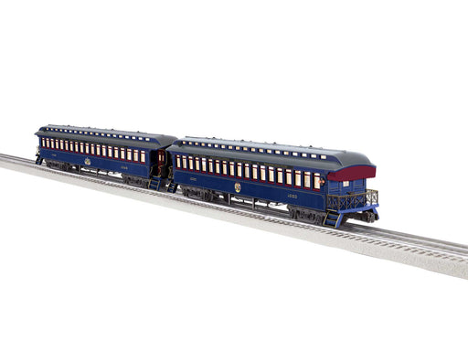 Lionel 2427570 O Scale B&O Royal Blue Wood Passenger Car (2-Pack C)
