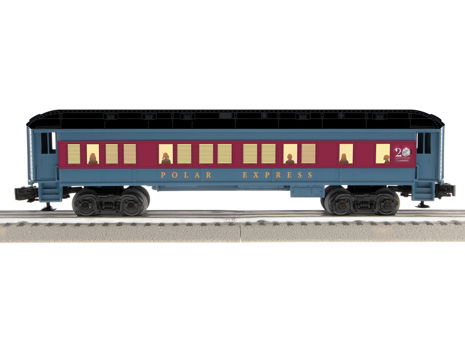 Lionel 2427990 O Gauge Polar Express™ 20th Anniversary Add On Coach Black Roof