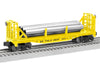Lionel 2428030 O Gauge Flatcar with Bulkheads Bethlehem Steel 2054