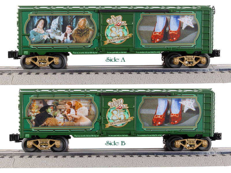 Lionel 2428050 O Gauge Wizard of Oz Illuminated Boxcar