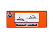 Lionel 2428100 O Gauge Weather Balloon Defense Missile Launch Car (2 Pack)