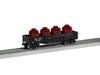 Lionel 2428330 O Gauge Gondola with Canister Load Lackawanna DL&W 8330