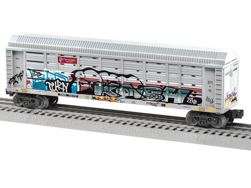 Lionel 2428390 O Gauge Ferromex Graffiti Auto Rack