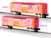 Lionel 2428430 O Gauge Boxcar Barbie 65th Anniversary 1960s