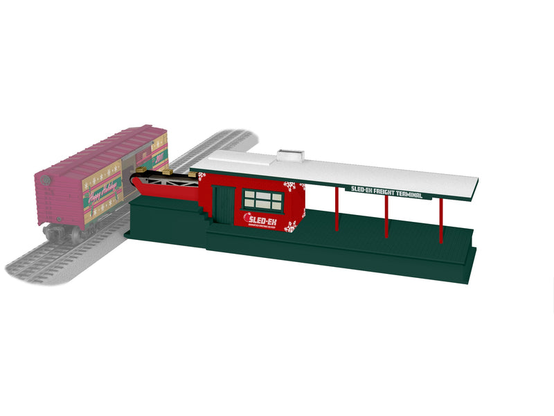 Lionel 2429060 O Gauge Sled-Ex Operating Freight Terminal (Plug - Expand - Play)