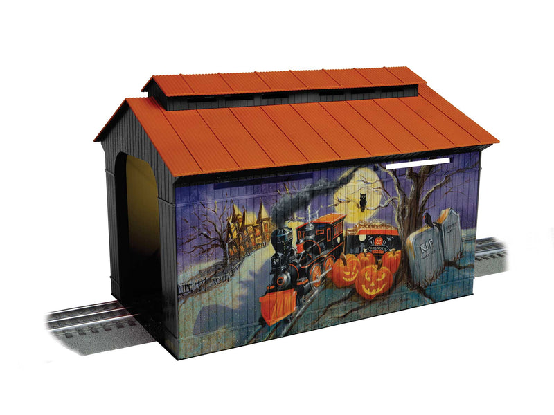 Lionel 2429070 O Gauge Angela Trotta Thomas Halloween Covered Bridge