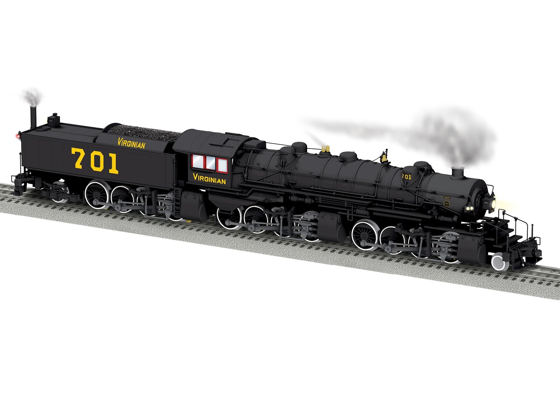 Lionel 2431070 O Scale Vision Line 2-8-8-8-2 Triplex Steam Loco Virgin ...