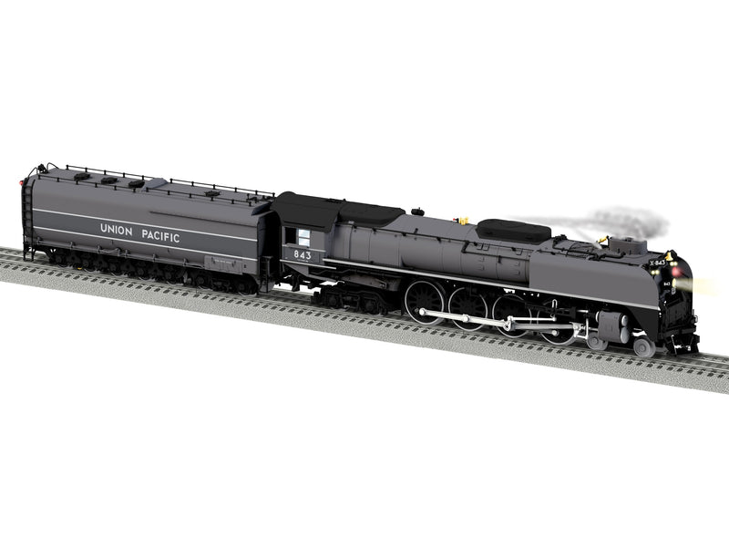 Lionel 2431280 O Scale LEGACY 4-8-4 Steam Loco Union Pacific UP 843 (Gray/Silver Scheme)