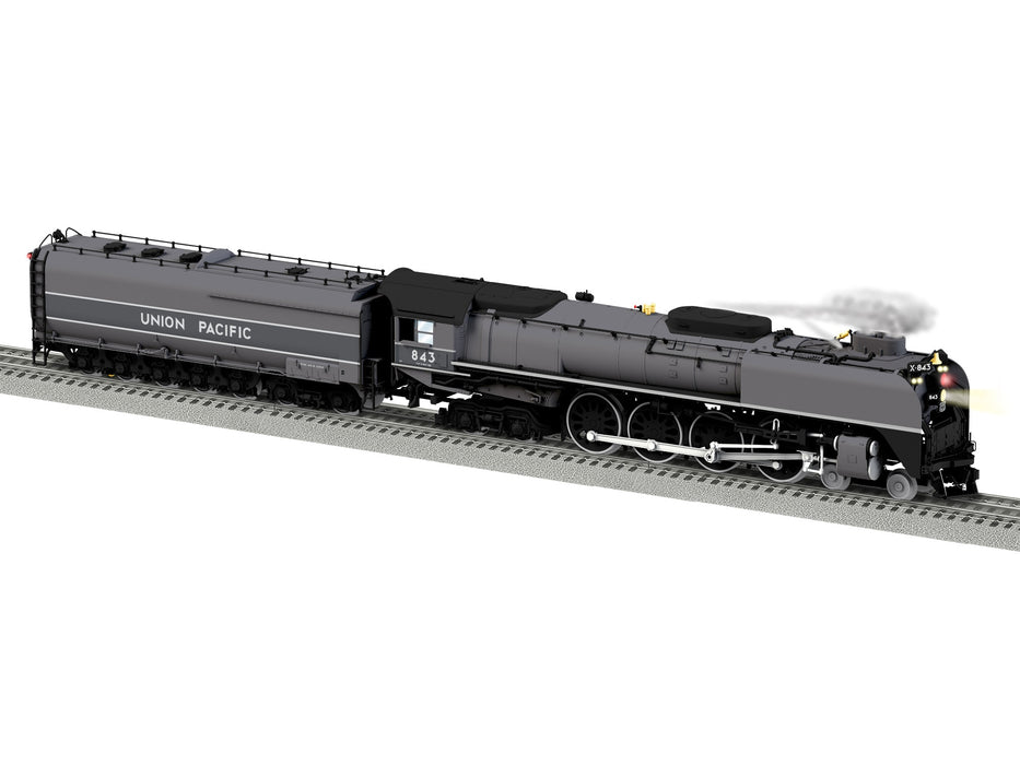 Lionel 2431280 O Scale LEGACY 4-8-4 Steam Loco Union Pacific UP 843 (Gray/Silver Scheme)