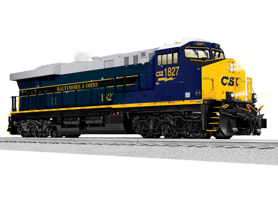 Lionel 2433580 O Scale GE ES44AC B&O Heritage CSX 1827 with LEGACY