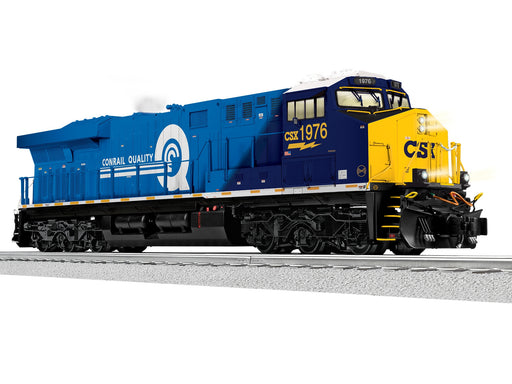 Lionel 2433891 O Scale GE ES44AC Conrail Heritage CSX 1976 with LEGACY