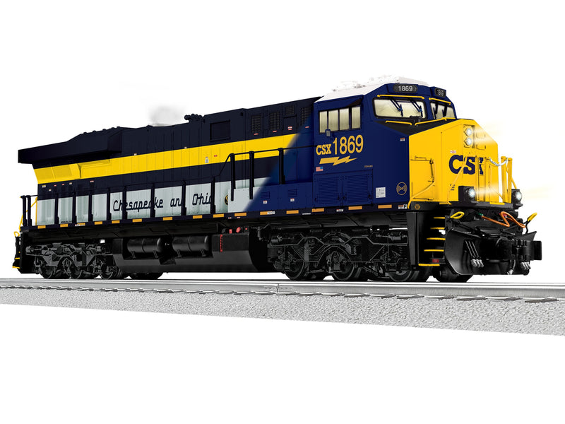 Lionel 2433901 O Scale GE ES44AC C&O Heritage CSX 1869 with LEGACY
