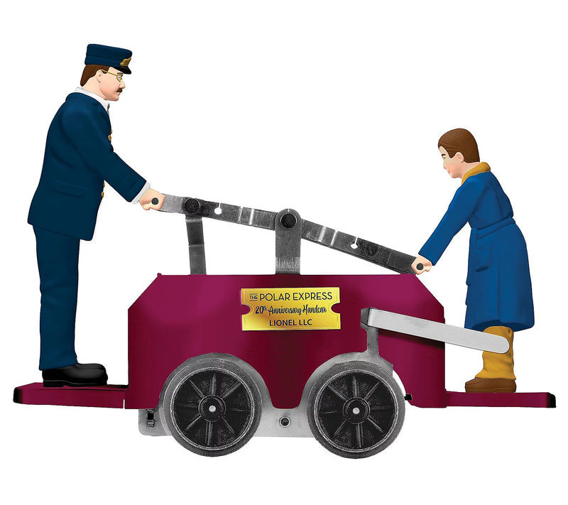 Lionel 2435020 O Gauge Polar Express™ 20th Anniversary Handcar
