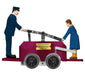Lionel 2435020 O Gauge Polar Express™ 20th Anniversary Handcar