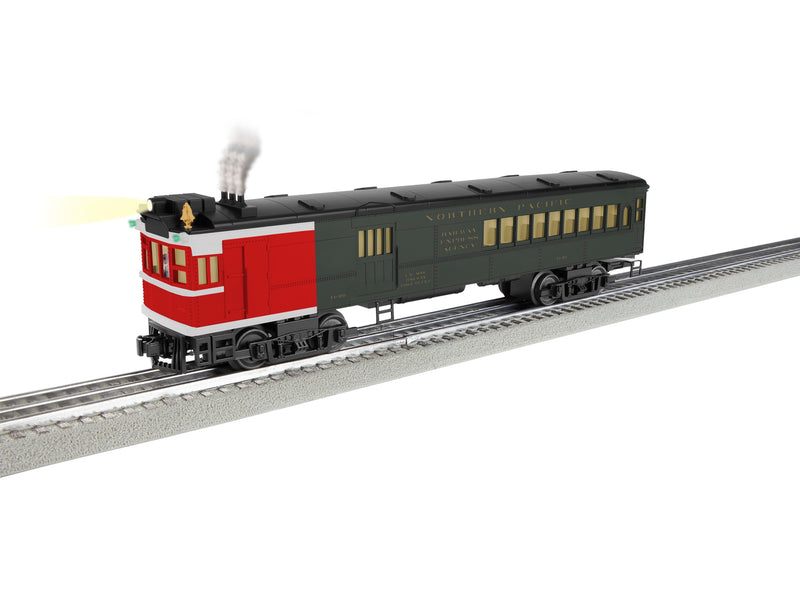 Lionel 2435090 O Gauge LionChief 2.0 Northern Pacific NP B-20 Doodlebug