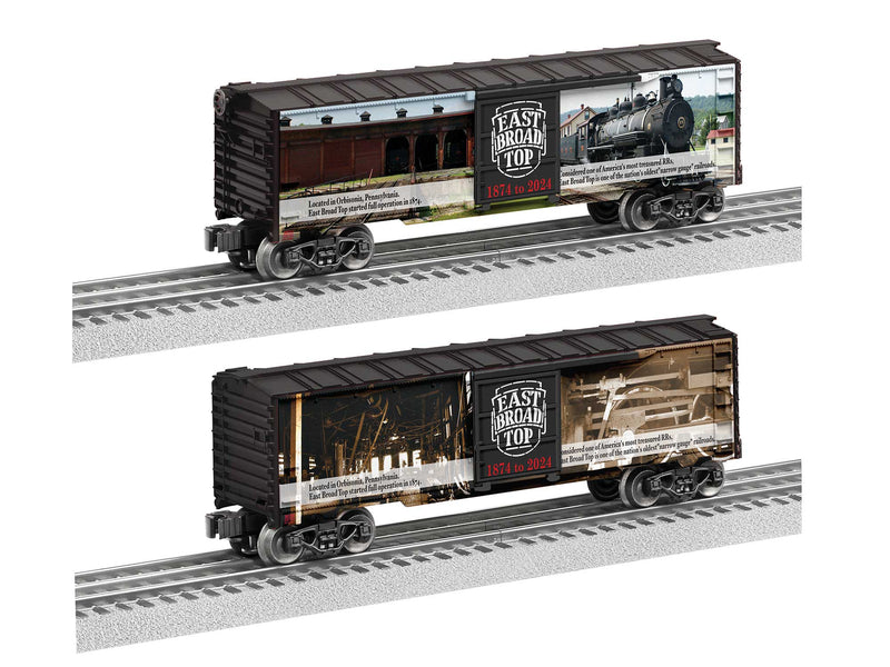 Lionel 2438150 O Gauge East Broad Top EBT 150th Anniversary Boxcar