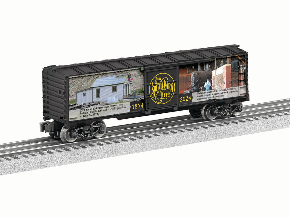 Lionel 2438170 O Gauge Denver South Park and Pacific 150th Anniversary Boxcar
