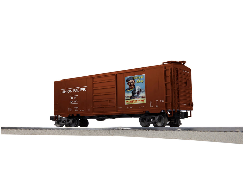 Lionel 2442040 O Gauge PS-1 Boxcar Union Pacific UP WWII Art 3-Pack #4