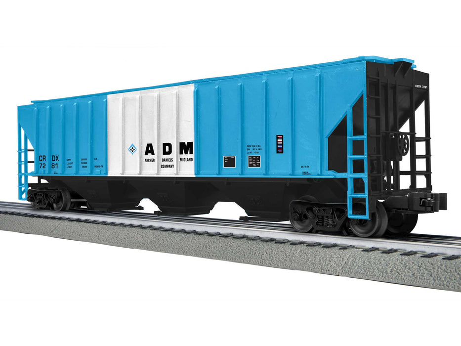 Lionel 2442119 O Gauge PS-2CD Covered Hopper ADM CRDX 7281