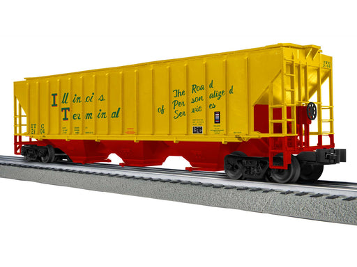 Lionel 2442129 O Gauge PS-2CD Covered Hopper Illinois Terminal IT 2104