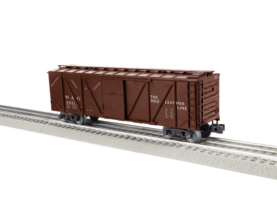 Lionel 2442191 O Gauge Single Sheath Boxcar Wellsville Addison & Galeton Single WAG 5031