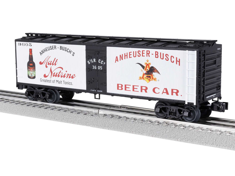 Lionel 2442202 O Gauge Woodside Reefer Budweiser 3605