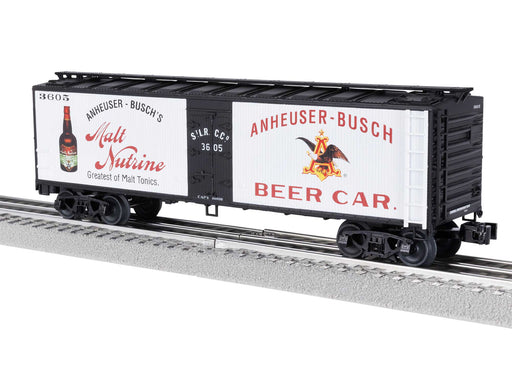 Lionel 2442202 O Gauge Woodside Reefer Budweiser 3605